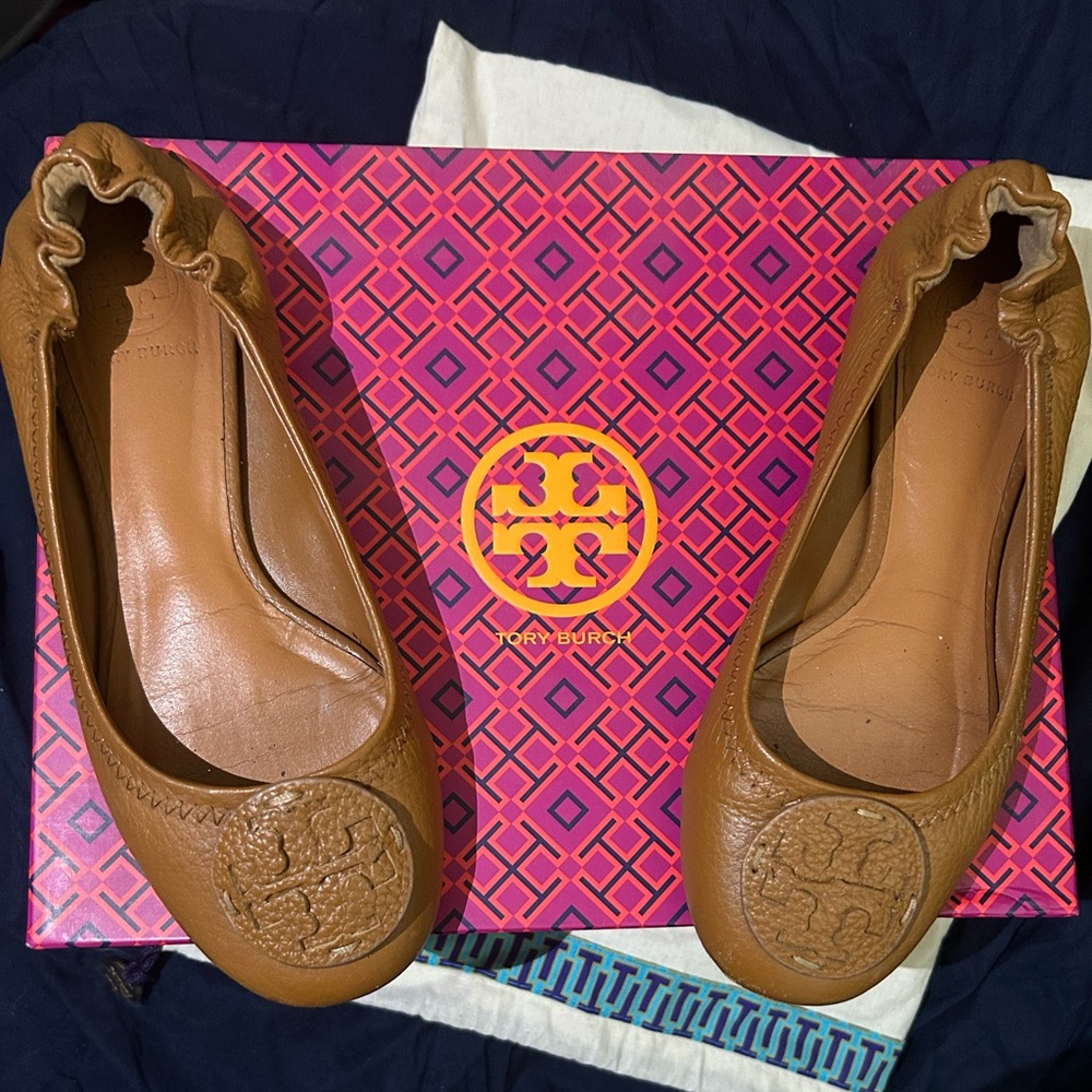Tory Burch Leather Ballet Flats